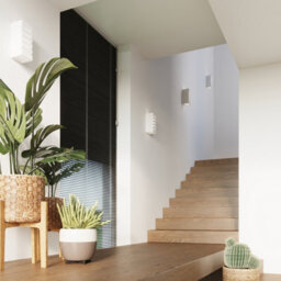 Luminosa Lighting Luminosa 1 Light Ceramic Flush Wall Light White, E27 - thumbnail 8
