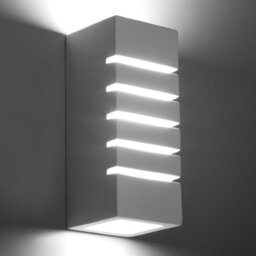Luminosa Lighting Luminosa 1 Light Ceramic Flush Wall Light White, E27 - thumbnail 4