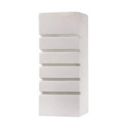 Luminosa Lighting Luminosa 1 Light Ceramic Flush Wall Light White, E27 - thumbnail 1