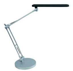 Alba Led Trek Desk Lamp With Articulating Arm, Black (Ledtrekn) - thumbnail 1