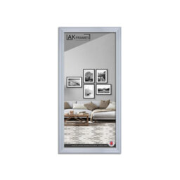 "AK Frames 20X10"" Classic Silver Modern Picture Frame - Poster Frame For Photos, Prints And Wall Art - Elegant Home Decor" - thumbnail 1
