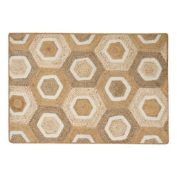 Beliani Rug Basoren Beige 160 X 230 Cm Jute - thumbnail 1