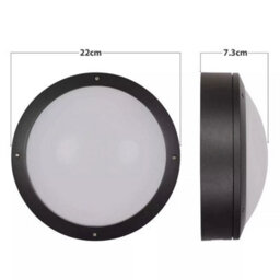 Modern Led Wall Sconce Ip54 Indoor/outdoor Light Fixture 12W Led Light Round - thumbnail 2