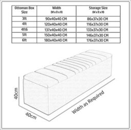 Safar 120Cm Large Ottoman Storage Box - Naples Shoes Bench - Grey Lined Upholstery Blanket Storage Box - thumbnail 3