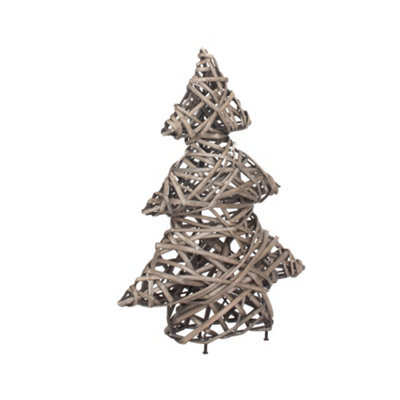 Red Hamper H154 Wicker Antique Wash Christmas Tree - image 1