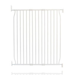 Safetots Screw Fit Metal Baby Gate, White, 90Cm - 100Cm - thumbnail 1