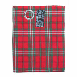 Homescapes Edward Tartan Check Ready Made Eyelet Curtain Pair, 137 X 182 Cm Drop - thumbnail 5