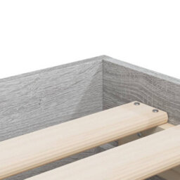 Berkfield Bed Frame With Drawers Without Mattress Grey Sonoma 100X200 Cm - thumbnail 9
