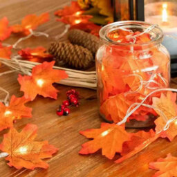 3M  20Led  Led Maple Leaf Battery Fairy Lights For Home And Outdoor Decor - thumbnail 6