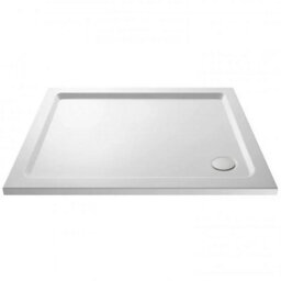 Nes Home Slim 1200 X 800 Rectangular Stone Resin Shower Tray For Wetroom Enclosure