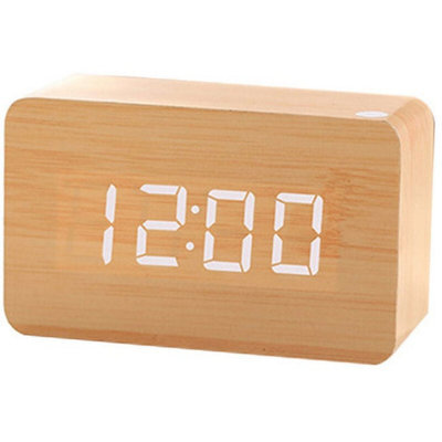 1 Pack Led Digital Alarm Clock With Date And 12/24H Format - For Home, Bedroom, Office - image 1