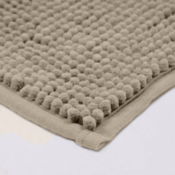 Aspire Homeware Quick Dry Chenille Bathmat Soft Water Absorbent Shower Mat Non-Slip Floor Mat, Khaki (L)60Cm X (W)40Cm - thumbnail 2