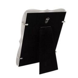 Happy Homewares Christening Picture Frame Nickel Plated With Diamante Cross And Stars - thumbnail 4