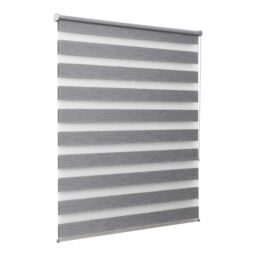 GoodHome Brize Corded Mottled Grey Day & Night Roller Blind (W)120Cm (L)180Cm - thumbnail 3