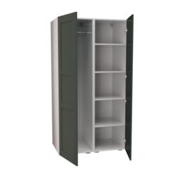 Atomia Classic Matt Heritage Green Tall Double Wardrobe (H)1872mm (W)1000mm (D)580mm - thumbnail 4