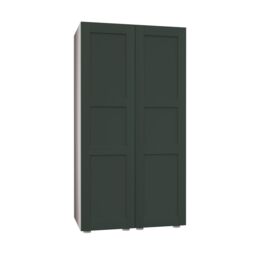 Atomia Classic Matt Heritage Green Tall Double Wardrobe (H)1872mm (W)1000mm (D)580mm - thumbnail 3