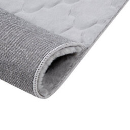 Beliani Faux Fur Rug Gharo Grey 160 X 230 Cm - thumbnail 7