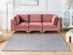 Beliani Faux Fur Rug Gharo Grey 160 X 230 Cm - thumbnail 2
