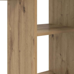 Walplus Desk With Shelf Artisan Oak 142 X 102 X 73 Cm Engineered Wood - thumbnail 8