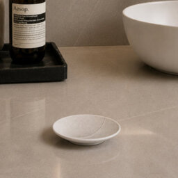 Showerdrape Ripple White Textured Soap Dish - thumbnail 4