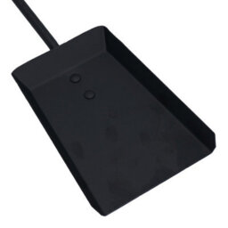 "AB Tools 18"" Loop Top Shovel Spade Fire Coal Wood Log Burner Black Steel Metal 450mm" - thumbnail 3
