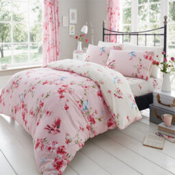 Gc Gaveno Cavailia Tropical Birds Duvet Cover Bedding Set Pink Superking 3Pc With Birds And Flowers Print Quilt Cover - thumbnail 1