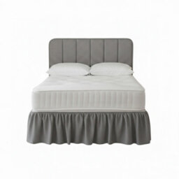 Base Valance Polycotton Sheet For Divan Beds Easy Care Bed Base Cover Grey - thumbnail 2