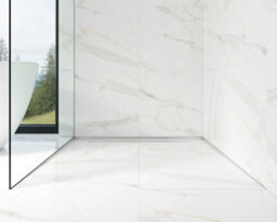 Ilcom Sloped Right Floor Shower Profile Lsp 12mm X 1200mm  Silver Brushed Stainless Steel - thumbnail 3