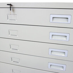 MonsterShop Architects Drawers A1 Artist Studio Lockable Metal File Cabinet - thumbnail 4
