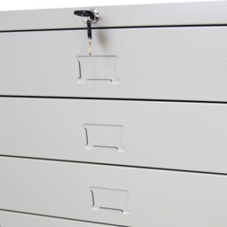 MonsterShop Architects Drawers A1 Artist Studio Lockable Metal File Cabinet - thumbnail 5