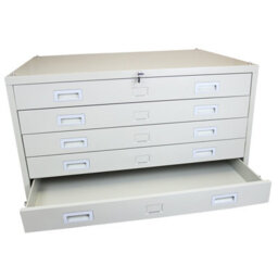 MonsterShop Architects Drawers A1 Artist Studio Lockable Metal File Cabinet - thumbnail 3