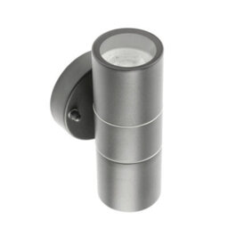 CGC Lighting Cgc Mia Dark Grey Stainless Steel Gu10 Up And Down Outdoor Wall Light Ip44 - thumbnail 6