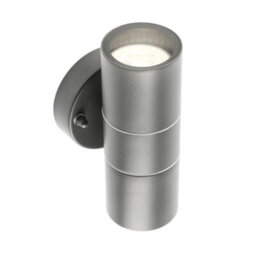 CGC Lighting Cgc Mia Dark Grey Stainless Steel Gu10 Up And Down Outdoor Wall Light Ip44 - thumbnail 4