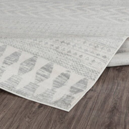 Livabliss Roma-Modern Grey Off-White Charcoal Living Dining Bedroom Rug 160 X 215 Cm Easy Care, Non Shedding - thumbnail 4