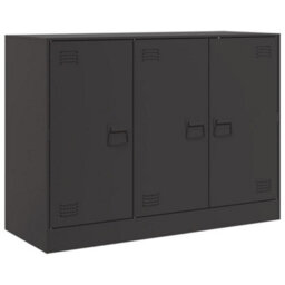 Walplus Sideboard Black 99X39X73 Cm Steel - thumbnail 2