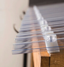Pack Of 10 - Clear Sunruf Mini Profile Corrugated Pvc Roofing Sheets - Uv Protected - 1830mm (6Ft) - thumbnail 3