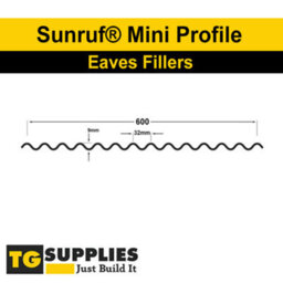 Pack Of 10 - Clear Sunruf Mini Profile Corrugated Pvc Roofing Sheets - Uv Protected - 1830mm (6Ft) - thumbnail 2