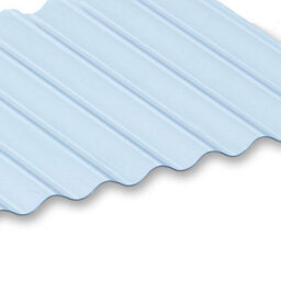 Pack Of 10 - Clear Sunruf Mini Profile Corrugated Pvc Roofing Sheets - Uv Protected - 1830mm (6Ft) - thumbnail 1