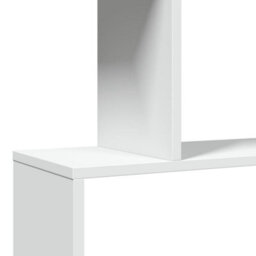 Berkfield Room Divider Bookcase 3-Tier White 70X24X97 Cm Engineered Wood - thumbnail 9
