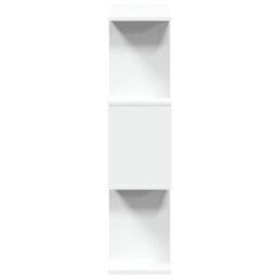 Berkfield Room Divider Bookcase 3-Tier White 70X24X97 Cm Engineered Wood - thumbnail 6