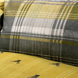 Dreams & Drapes Connolly Check 100% Brushed Cotton Duvet Cover Set - thumbnail 3