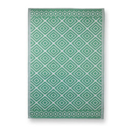 Gainsborough Outdoor Rug In Sage Aztec Design, Made From Recycled Polypropylene, Mould-Resistant & Easy Clean, W120 X L180Cm - thumbnail 2