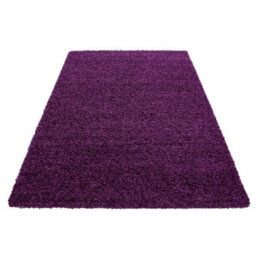 Abaseen 80X150 Cm Purple Shaggy Rug - Soft Touch Thick Pile Modern Rugs - Washable Area Rugs For Home And Office - thumbnail 4