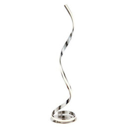 Luminosa Lighting Luminosa Aria Integrated Led Floor Lamp Chrome Effect Plate & White Acrylic 1 Light Ip20 - thumbnail 1
