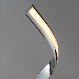 Luminosa Lighting Luminosa Aria Integrated Led Floor Lamp Chrome Effect Plate & White Acrylic 1 Light Ip20 - thumbnail 4