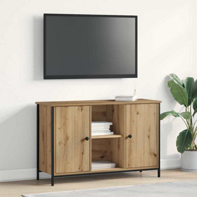 Walplus Tv Cabinet Artisan Oak 101 X 35 X 65 Cm Engineered Wood - image 1