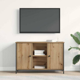 Walplus Tv Cabinet Artisan Oak 101 X 35 X 65 Cm Engineered Wood - thumbnail 3