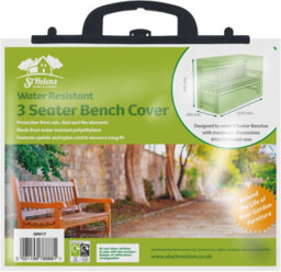 Netagon Home Garden Outdoor Patio Water Resistant 3 Seater Bench Chair Cover Protector - thumbnail 3