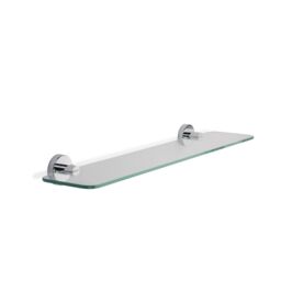 Croydex Metra Polished Chrome Effect Wall-Mounted Bathroom Shelf (D)13.4Cm (H)5.4Cm (L)59Cm - thumbnail 5