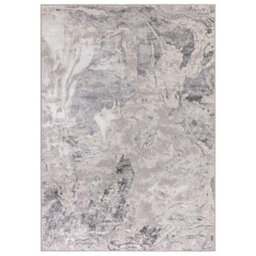 The Rug Edit Ritz Abstract Metallic Charcoal Living Room Rug - 120X160Cm - thumbnail 2